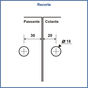 1320 - SUPORTE PARA UNIÃO DE 2 VIDROS À 90°