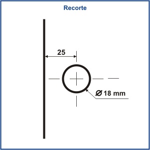 1323 - SUPORTE PARA UNIÃO DE 4 VIDROS PERPENDICULARES