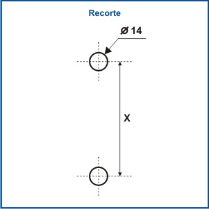 1619A - PUXADOR RETO - 38MM