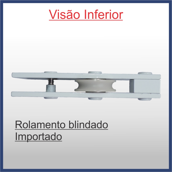 2010M - ROLDANA PARA CONJUNTO DESLIZANTE ATÉ 80KG